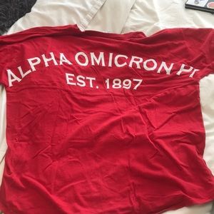 Alpha Omicron Pi Spirit Jersey Longsleeve